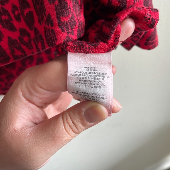 Armani Exchange Leopard print crop t-shirt - Picture 4 of 5